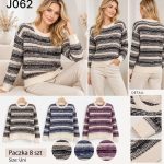 Swetry DAMSKA TURECKA_size uni_paczka 8 szt_mixkolor 6703687