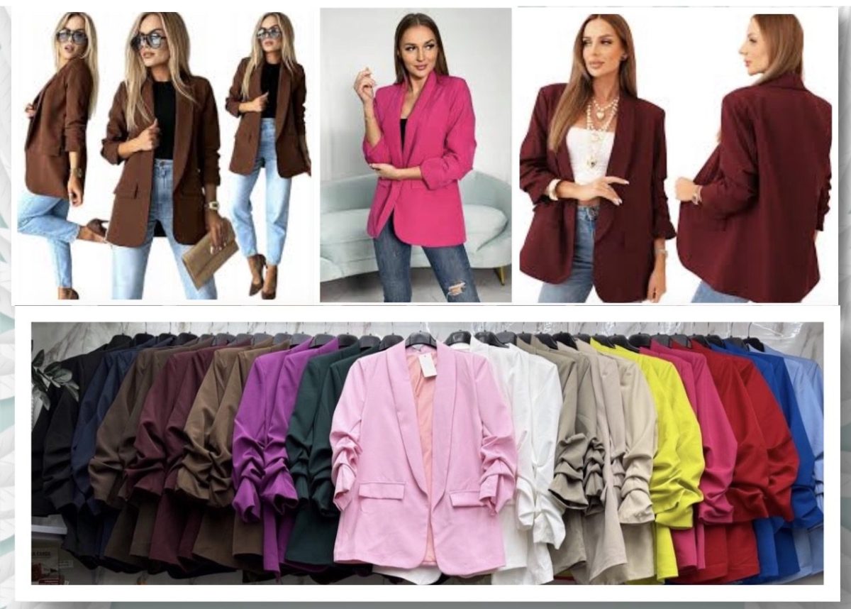 Marynarki DAMSKA WŁOSKA_size 2-6xl_paczka 5 szt_1kolor 6703784