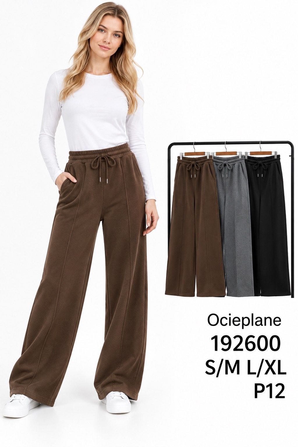 Spodnie DAMSKA_size s-xl_paczka 12 szt_mixkolor 6703841