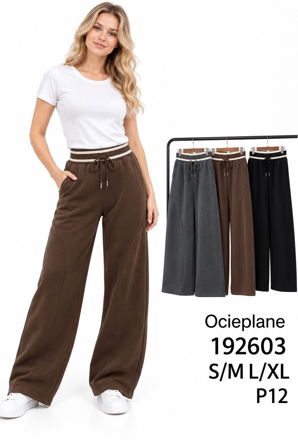 Spodnie DAMSKA_size s-xl_paczka 12 szt_mixkolor 6703848
