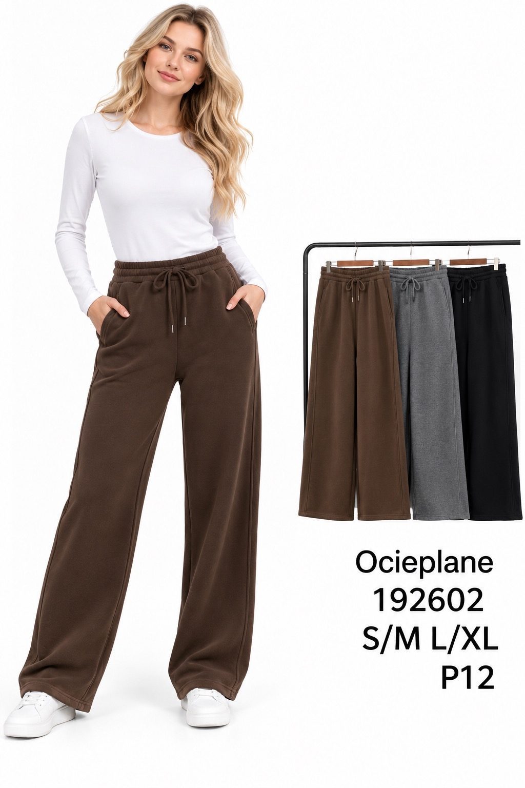 Spodnie DAMSKA_size s-xl_paczka 12 szt_mixkolor 6703852