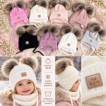 Komplety Czapki DZIECIĘCA numer 48-50_ paczka 12szt _mix kolor 6703853