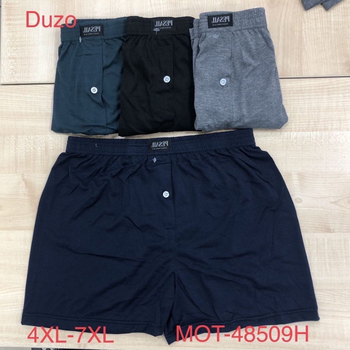 Bokserki MĘSKA size 4-7XL _paczka 24szt_mix kolor 3129886