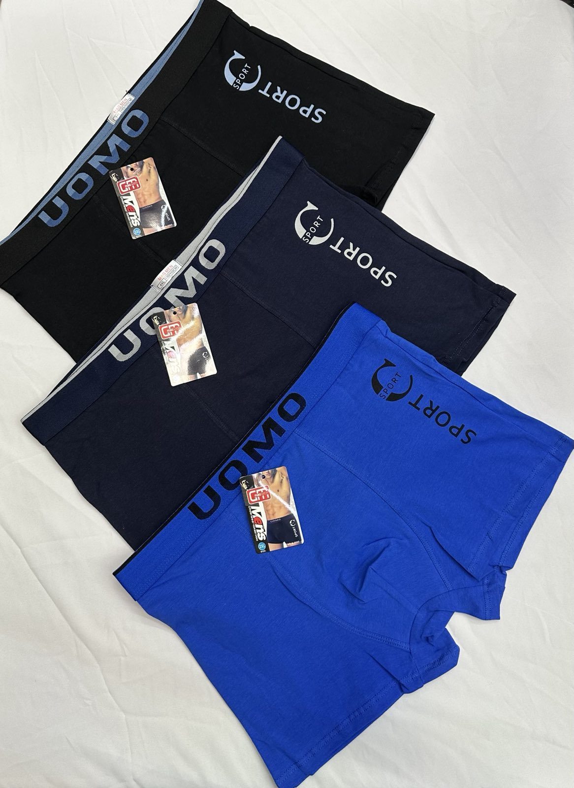 Bokserki MĘSKA size 2-4XL _paczka 24szt_mix kolor 3129889