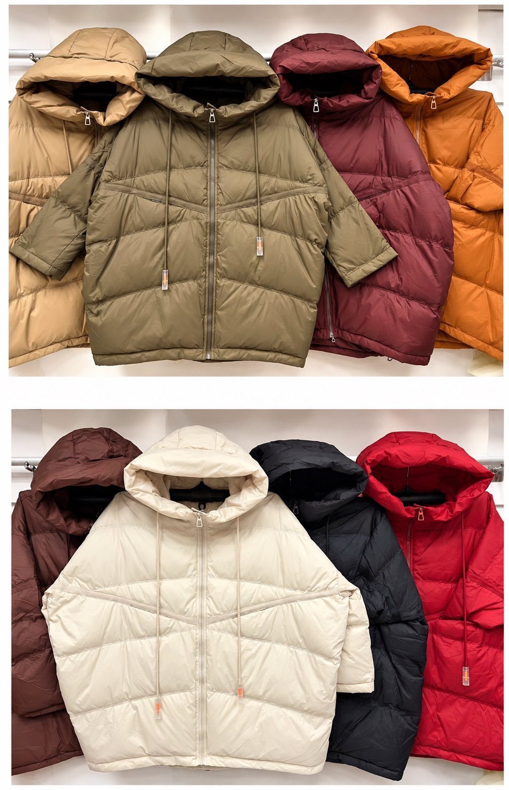 Kurtki Damskie _size uni _paczka 6szt_mix kolor 6490773