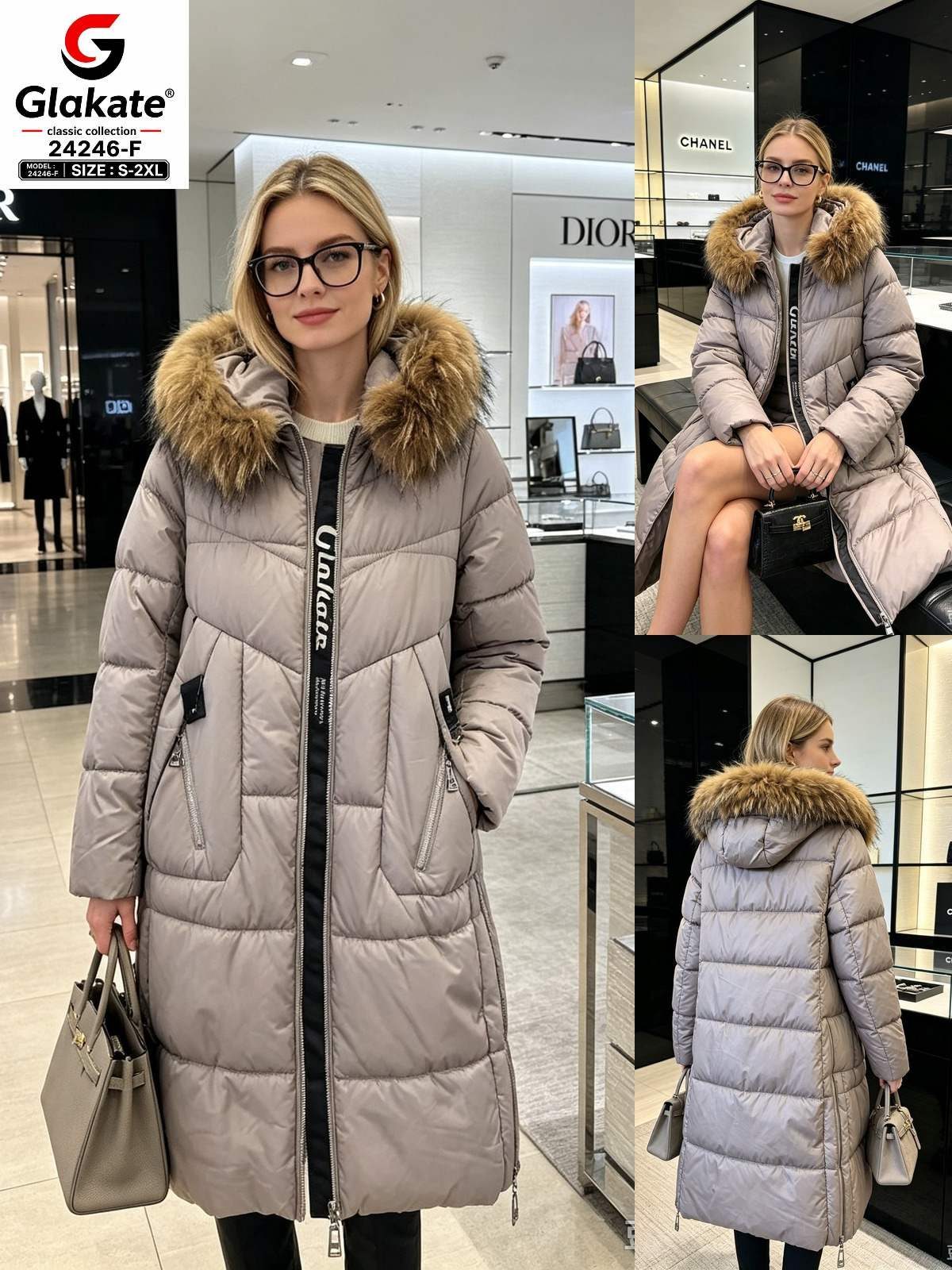 Kurtki Damskie _size s-2xl_paczka 5szt_1 kolor 6490792