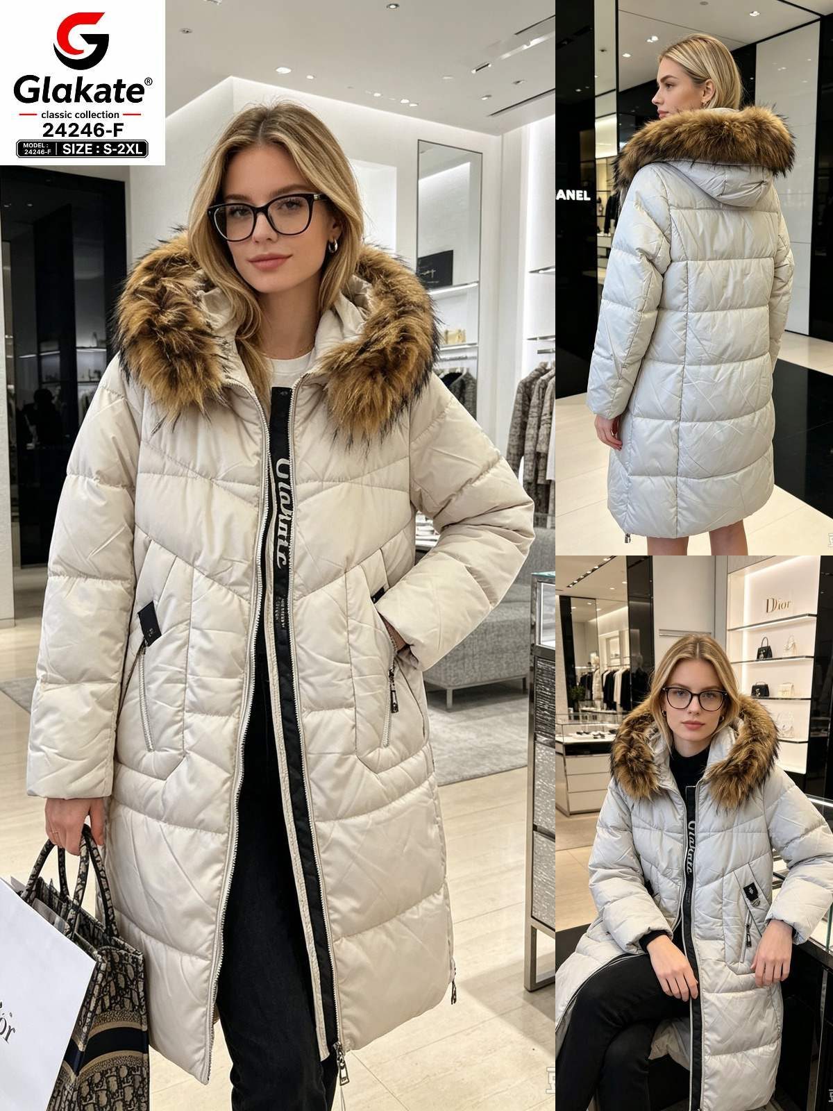 Kurtki Damskie _size s-2xl_paczka 5szt_1 kolor 6490793
