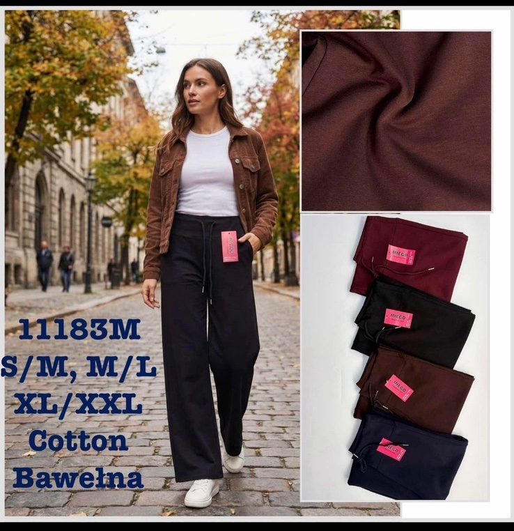 Spodnie Damskie _size s-2xl_paczka 12szt_MIX kolor 6490852