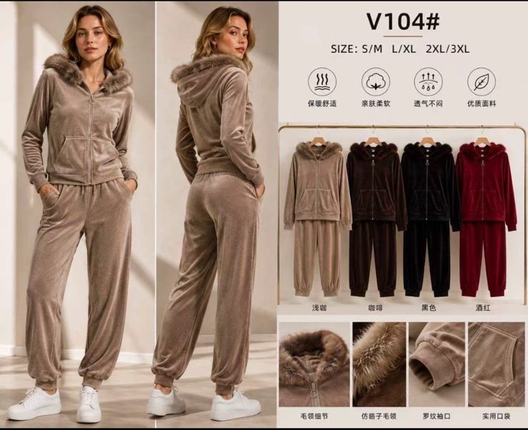 Komplety Damskie _size S-3XL_paczka 12szt_MIX kolor 6490954