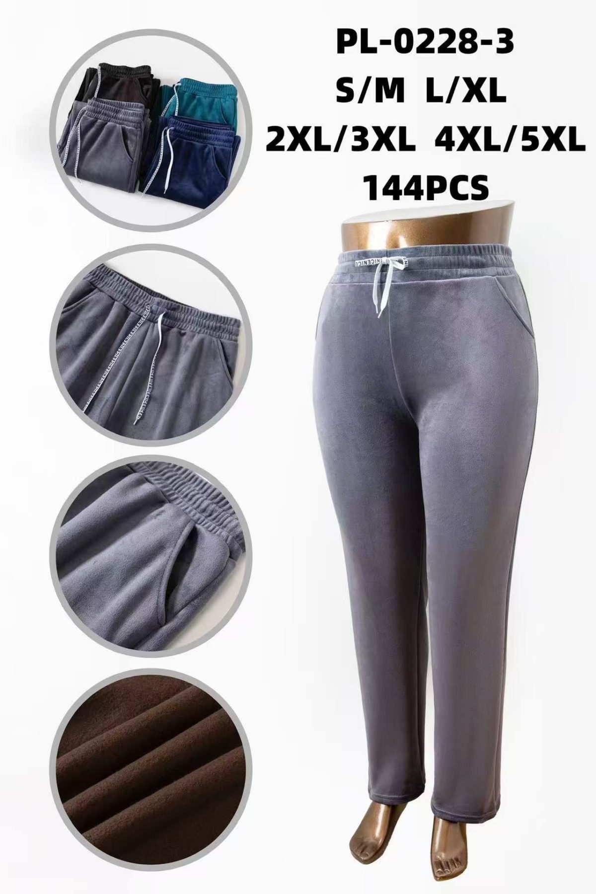 Spodnie Damskie _size S-5XL_paczka 12szt_MIX kolor 6490964