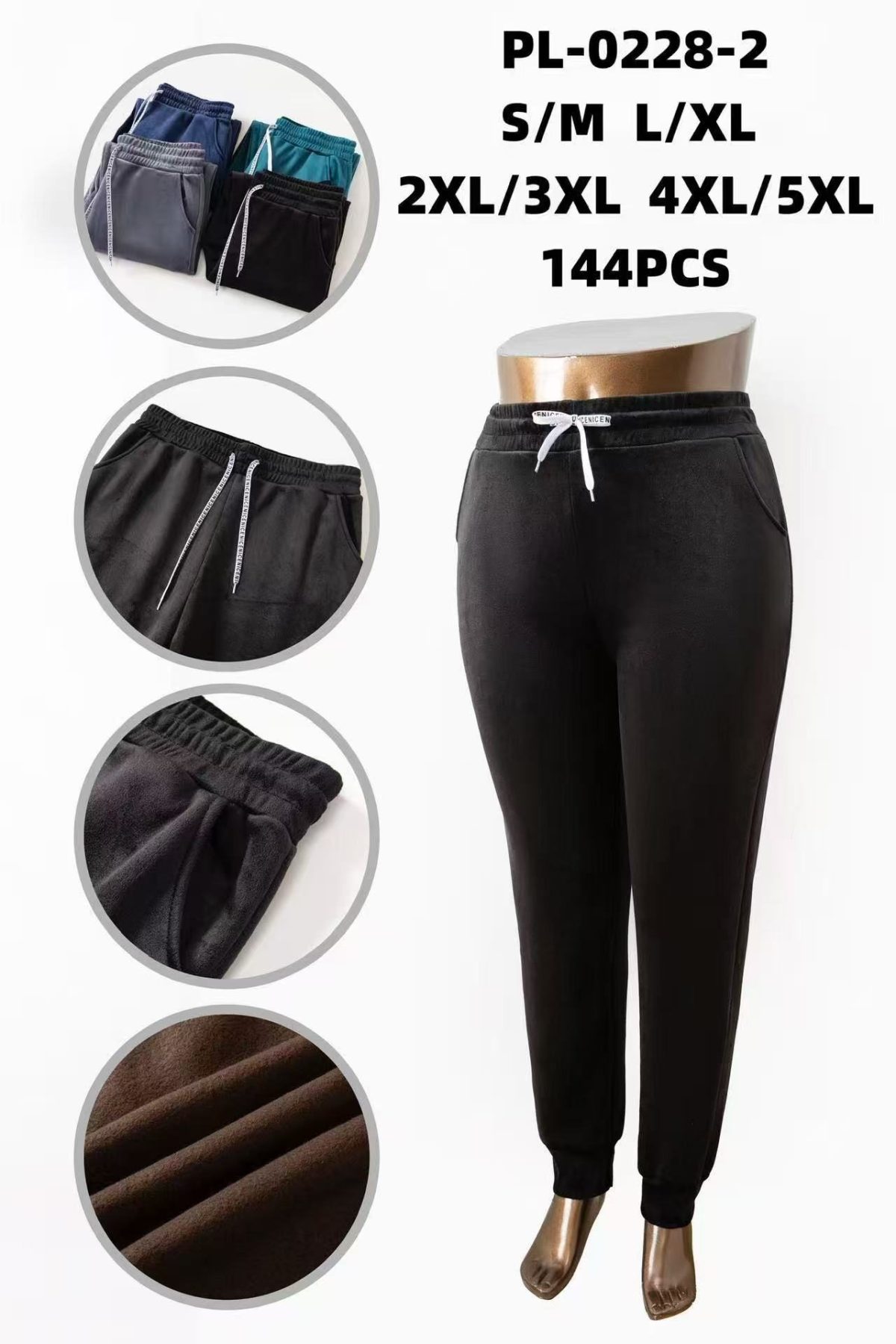 Spodnie Damskie _size S-5XL_paczka 12szt_MIX kolor 6490971