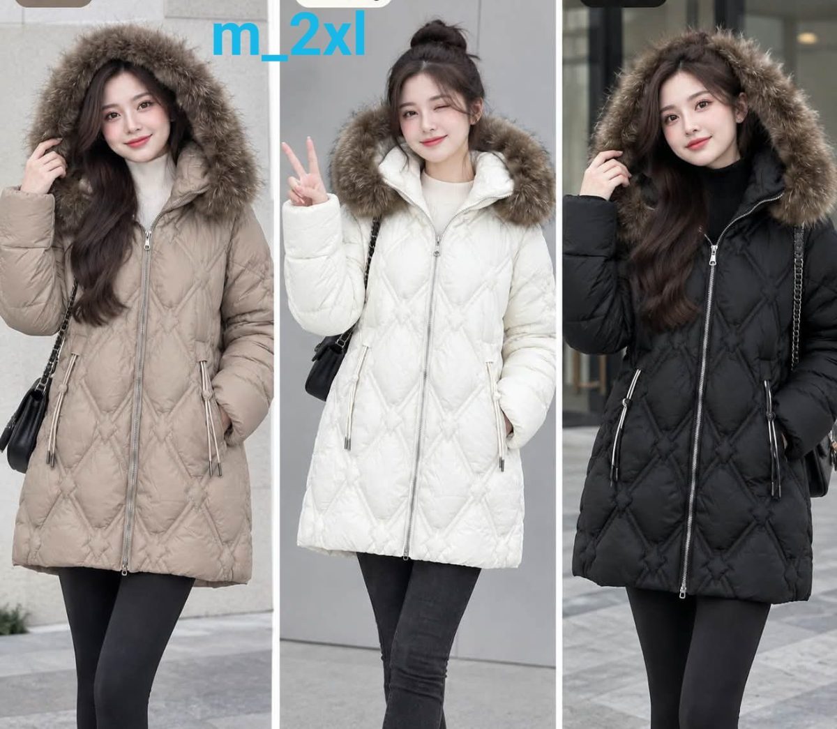 Kurtki Damskie _size M-2xl_paczka 4szt_1 kolor 8148923