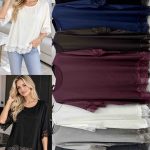Bluzki Damskie wloskie_OVER size _paczka 6szt_mix kolor 1645162