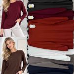 Bluzki Damskie wloskie_OVER size _paczka 6szt_mix kolor 1645173
