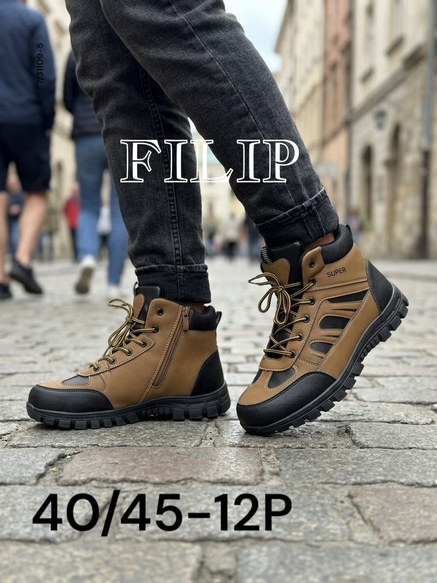 Buty Botki MĘSKIE (40-45_12par) 5667267