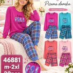 Piżamy DAMSKA TURECKA_size m-2xl_paczka 8 szt_mixkolor 9576420
