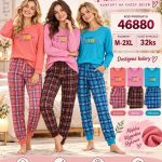 Piżamy DAMSKA TURECKA_size m-2xl_paczka 8 szt_mixkolor 9576421