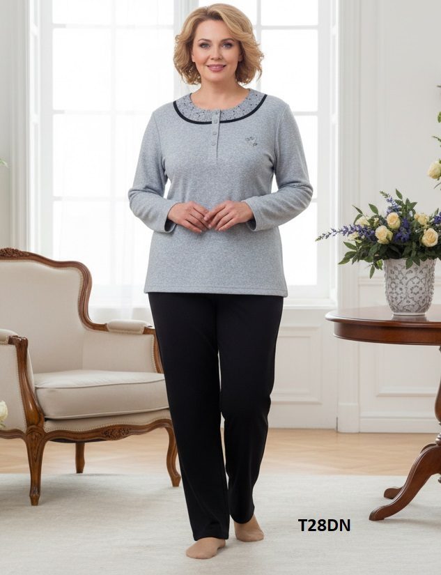 Piżamy DAMSKA TURECKA_size m-3xl_paczka 10 szt_mixkolor 7202884