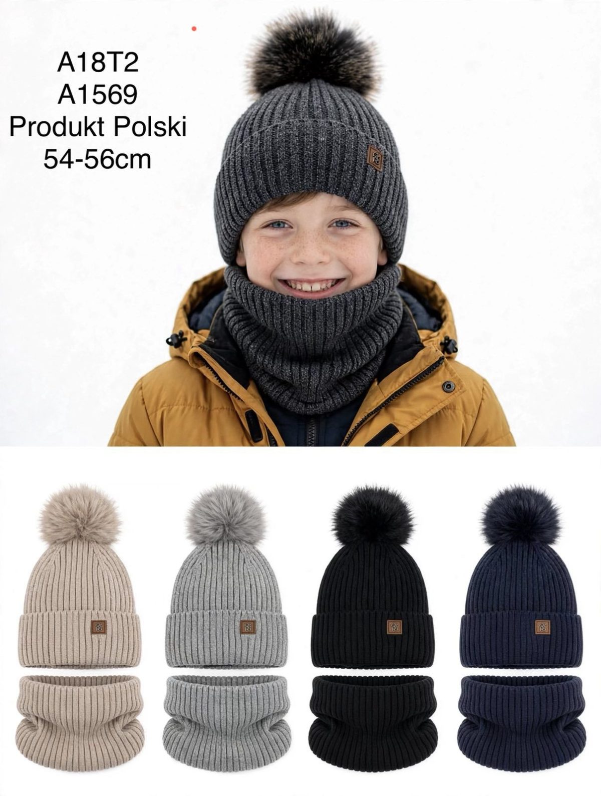 komplety Czapki Dziecięce _ paczka 10szt _mix kolor 3652720