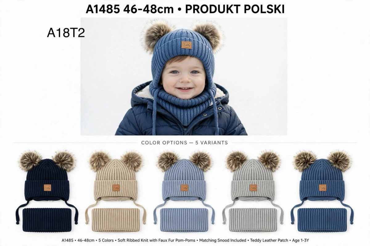 komplety Czapki Dziecięce _ paczka 10szt _mix kolor 3652722
