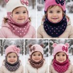 Czapki Dziecięce _ paczka 10szt _mix kolor 3652752