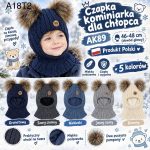 Czapki Dziecięce _ paczka 10szt _mix kolor 3652760