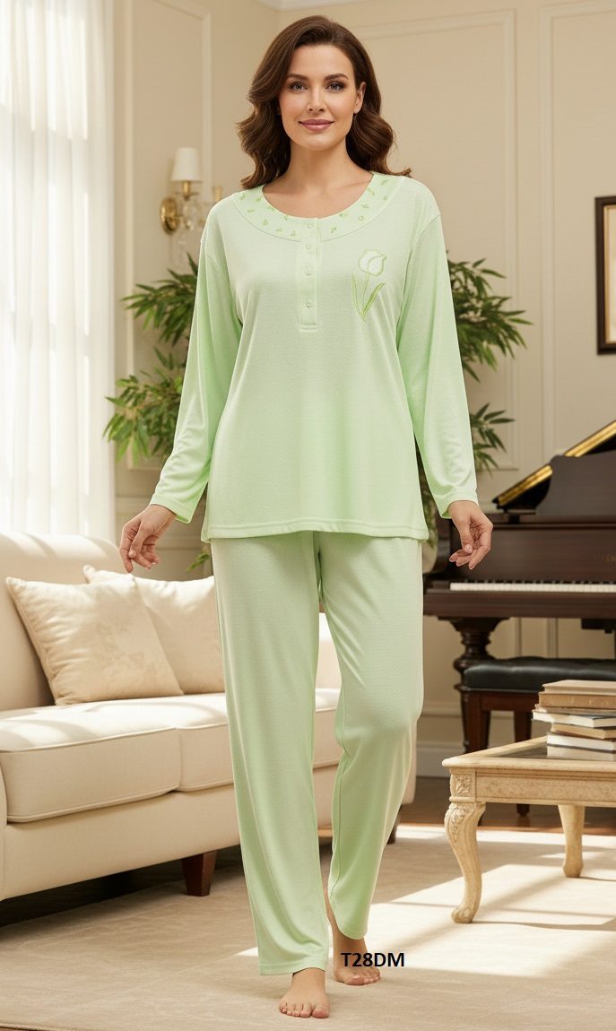 Piżamy DAMSKA TURECKA_size m-3xl_paczka 10 szt_mixkolor 4360912