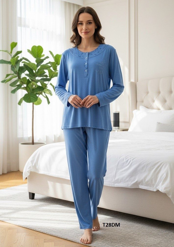 Piżamy DAMSKA TURECKA_size m-3xl_paczka 10 szt_mixkolor 4360917