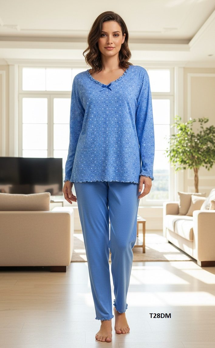 Piżamy DAMSKA TURECKA_size m-3xl_paczka 10 szt_mixkolor 4360921