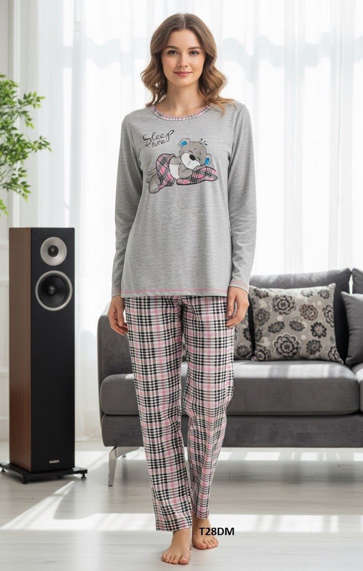 Piżamy DAMSKA TURECKA_size s-2xl_paczka 10 szt_mixkolor 4360932
