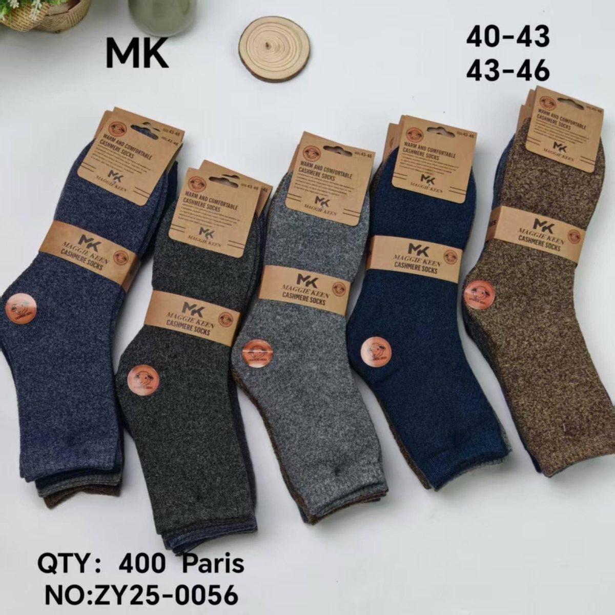 Skarpety MĘSKA .SIZE: 40-46_( 40PAR/PACZKA) KOLOR JAK NA ZDZIĘCIU 4361004