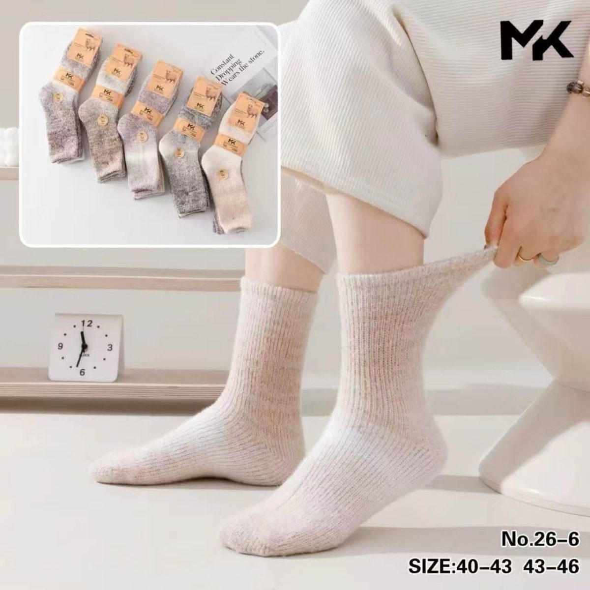 Skarpety MĘSKA .SIZE: 40-46_( 40PAR/PACZKA) KOLOR JAK NA ZDZIĘCIU 4361070