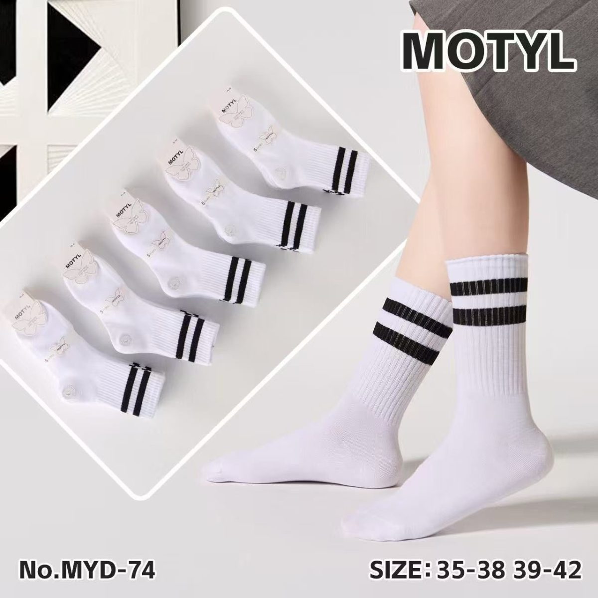 Skarpety MĘSKA .SIZE: 40-46_( 40PAR/PACZKA) KOLOR JAK NA ZDZIĘCIU 8311532