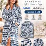 Szlafrok DAMSKA TURECKA_size m-2xl_paczka 8 szt_mixkolor 8311660