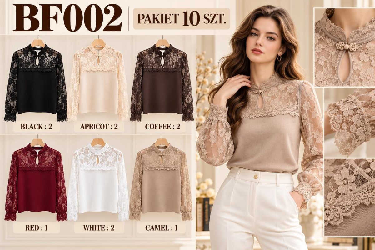Bluzki DAMSKA TURECKA_size uni_paczka 10 szt_mixkolor 8311715