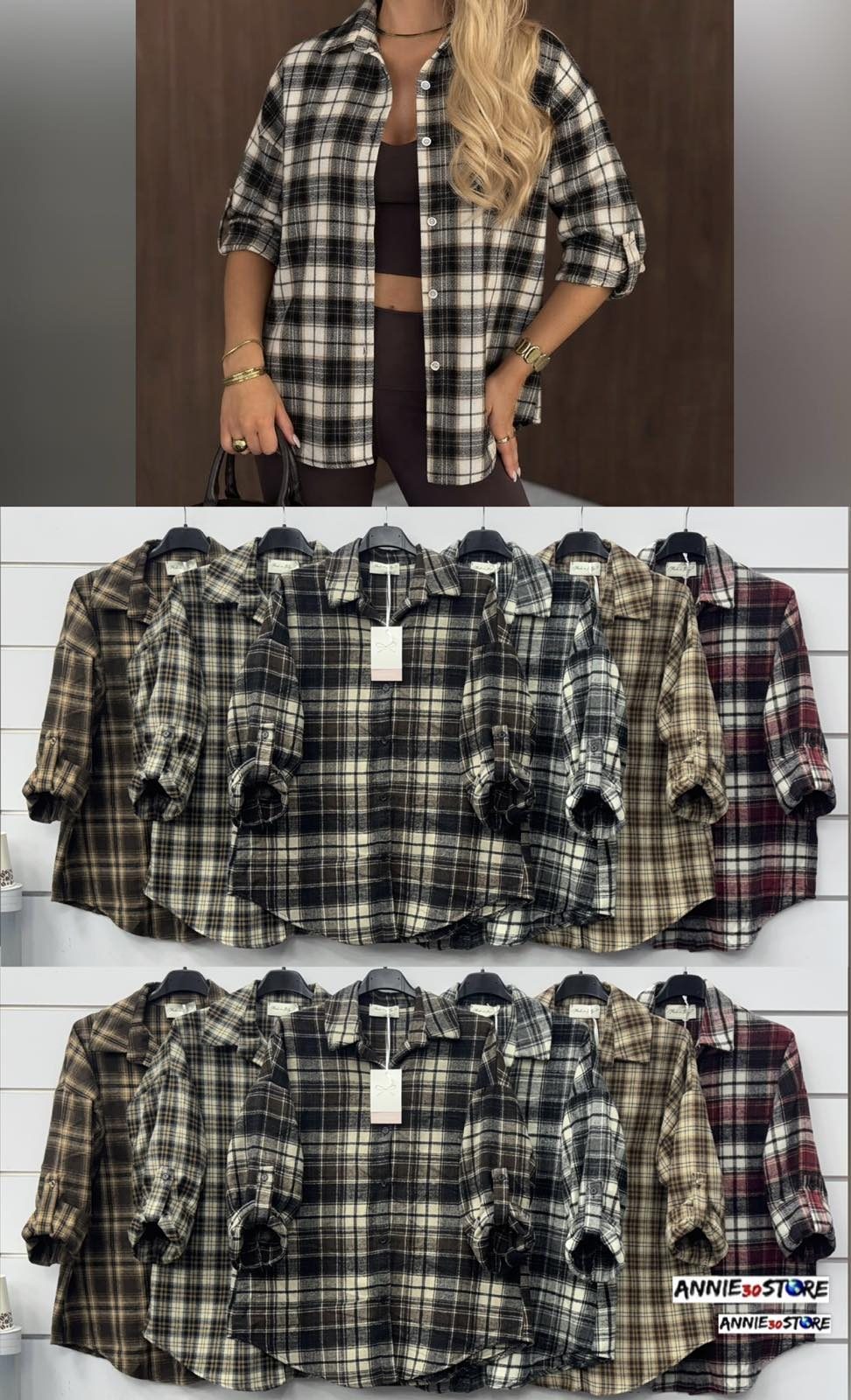 Koszule Damskie wloskie_size uni_paczka 6szt_mix kolor 8311838
