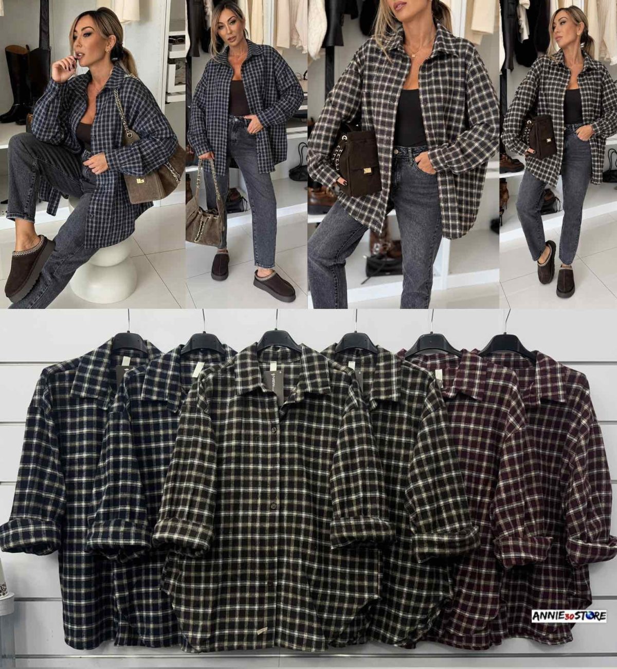 Koszule Damskie wloskie_size uni_paczka 6szt_mix kolor 8311844