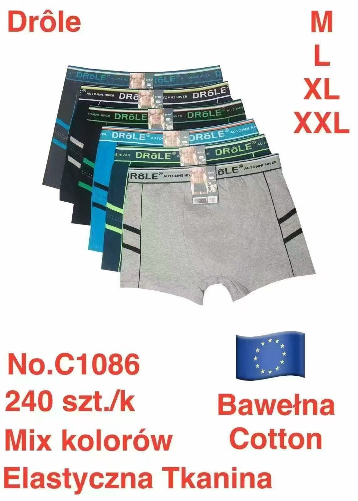 Bokserki MĘSKA size M-2XL _paczka 24szt_mix kolor 2082748