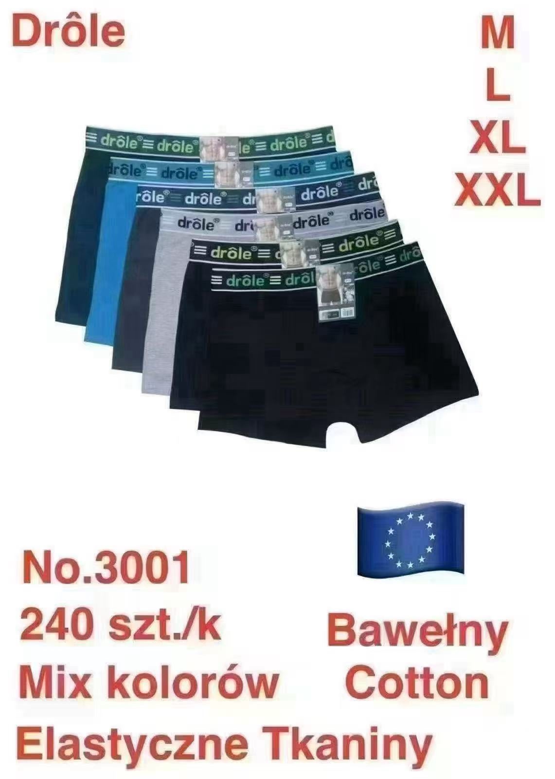 Bokserki MĘSKA size M-2XL _paczka 24szt_mix kolor 2082755
