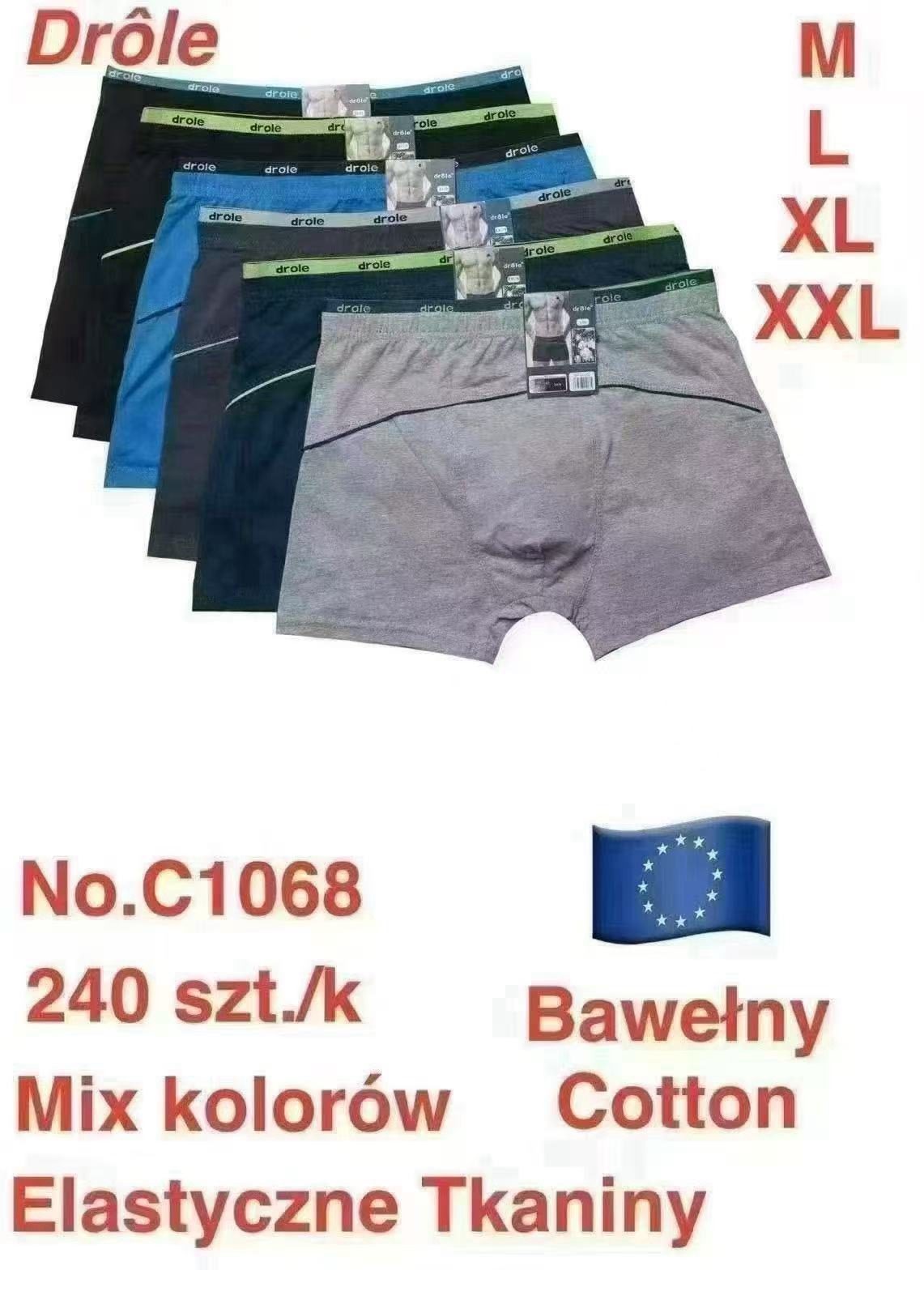 Bokserki MĘSKA size M-2XL _paczka 24szt_mix kolor 2082758