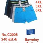 Bokserki MĘSKA size 2-6XL _paczka 24szt_mix kolor 2082765
