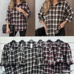 Koszule Damskie wloskie_ size uni_ paczka 6szt_ mix kolor 8127811