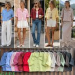 Koszule Damskie wloskie_ size uni_ paczka 6szt_ mix kolor 8127915