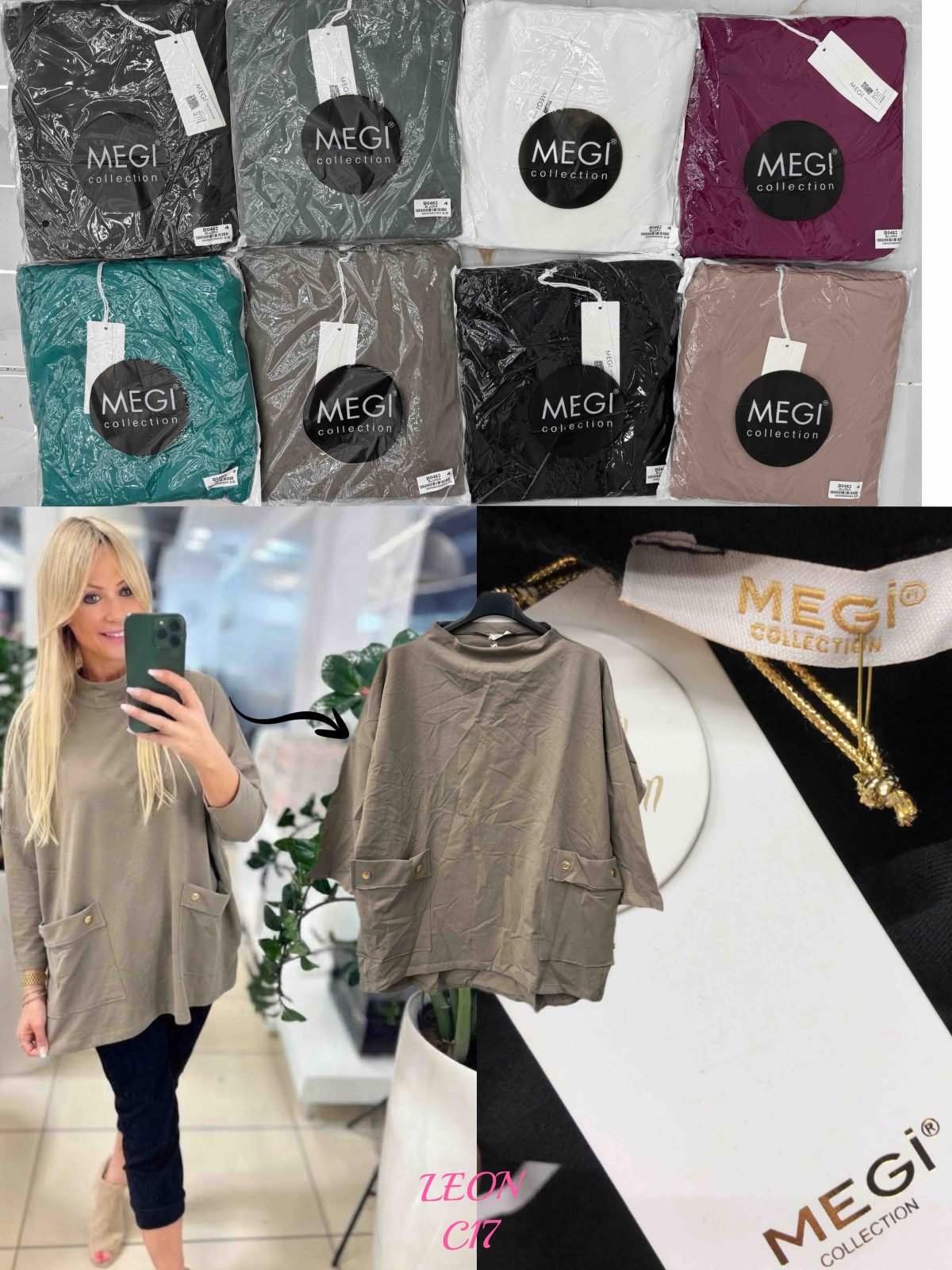 Bluzki Damskie Tureckie _size uni_paczka 6szt_mixkolor 9627292