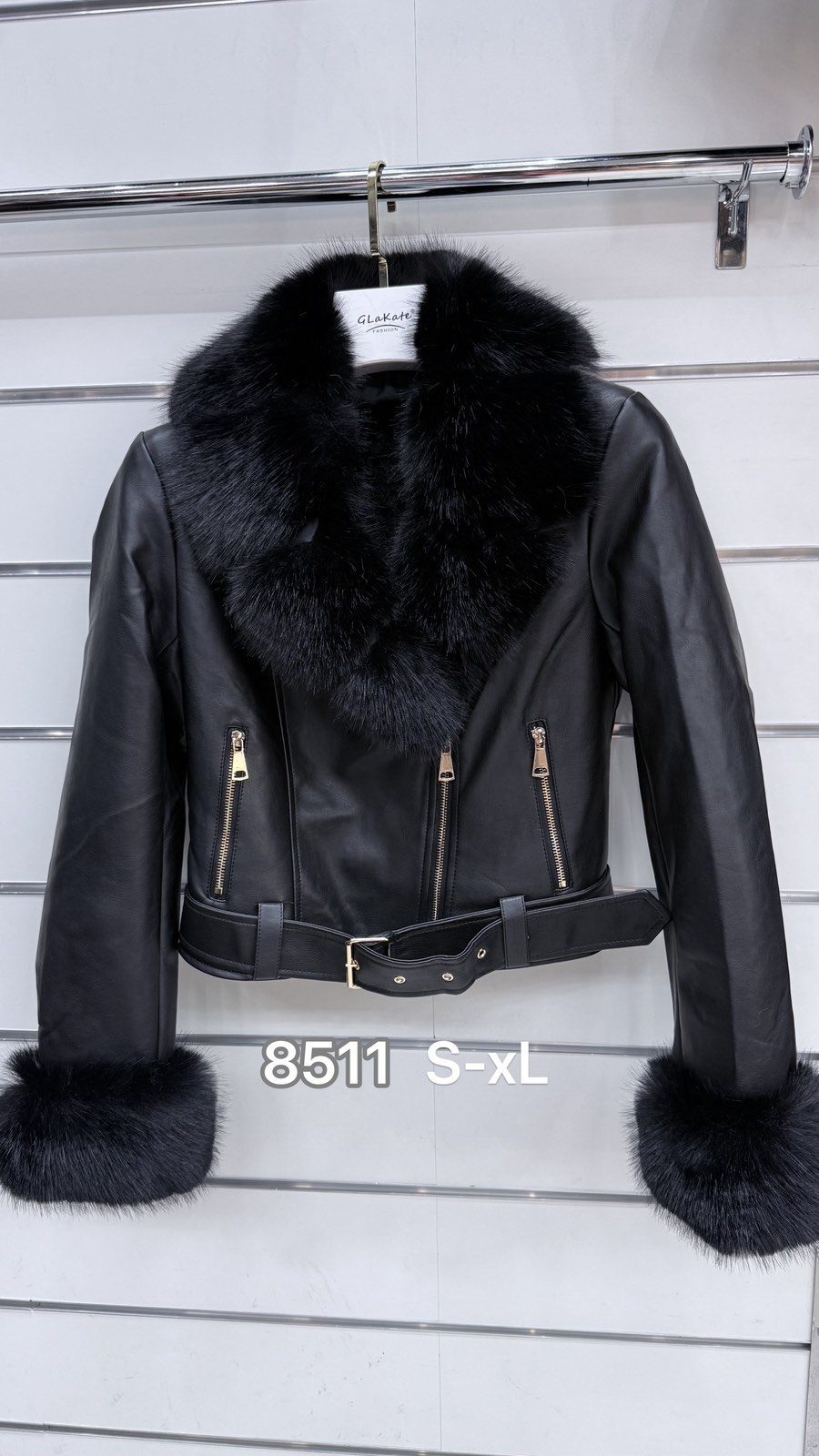 Kurtki skórzane Damskie _ size s-xl_ paczka 5szt_ 1 kolor 2193872