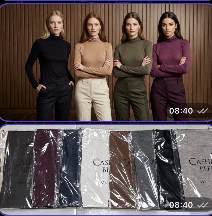 Bluzki Damskie wloskie _size uni_ paczka 6szt_ mix kolor 9445771