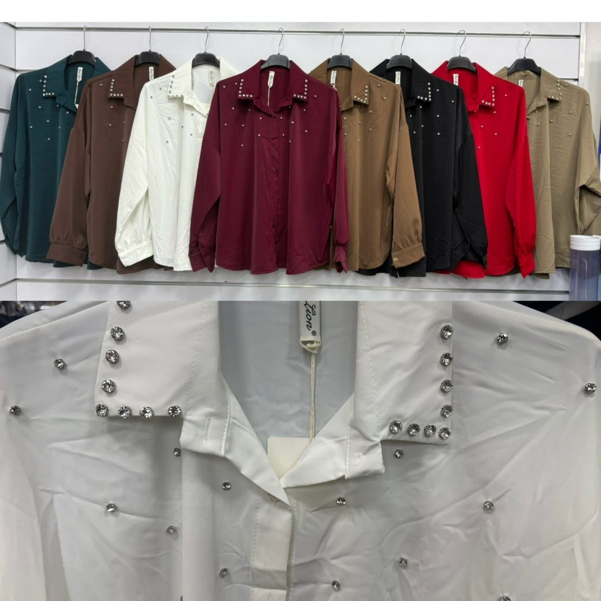 Koszule Damskie wloskie _size uni_ paczka 6szt_ mix kolor 9445863