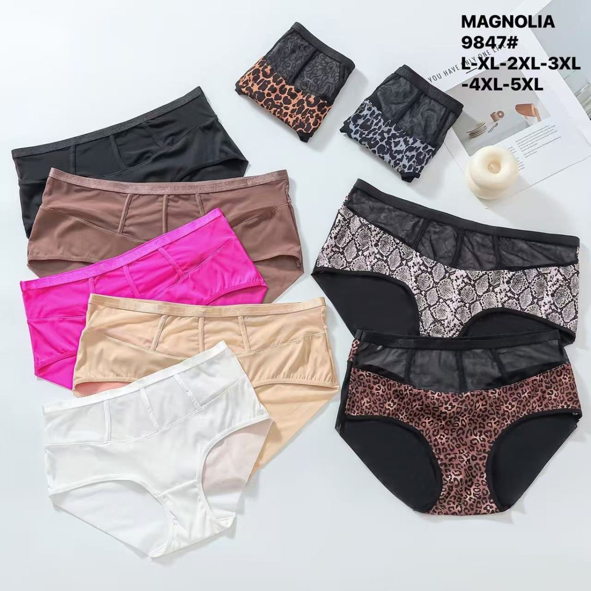 Majtki Damskie _ Size l-5xl_ paczka 24szt _mix kolor 2752842