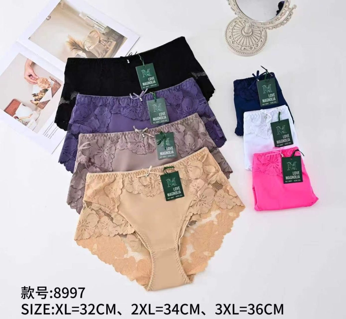 Majtki Damskie _ Size xl-3xl_ paczka 24szt _mix kolor 2752850