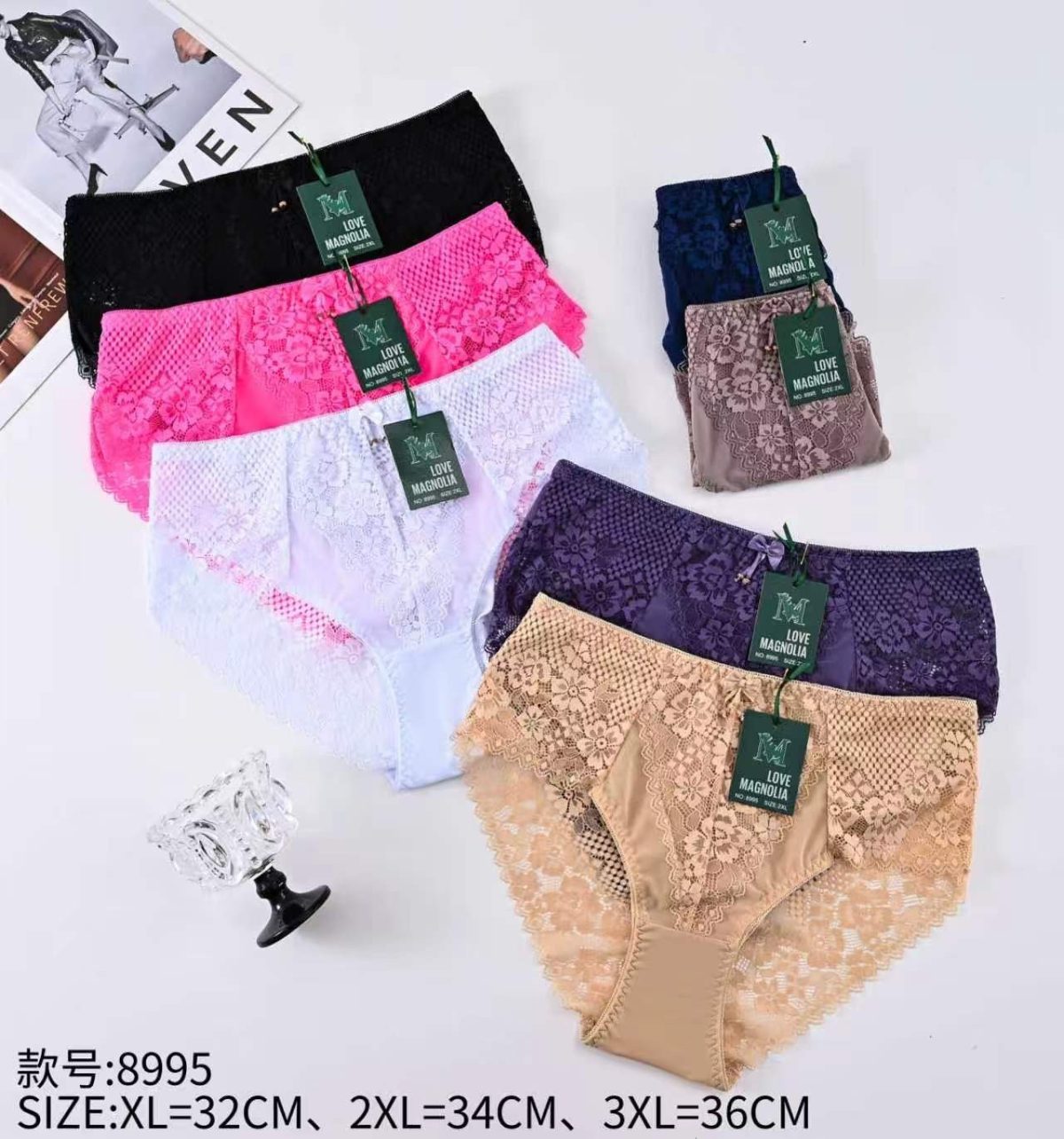 Majtki Damskie _ Size xl-3xl_ paczka 24szt _mix kolor 2752857